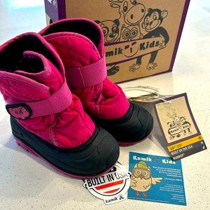 Kamik snow boot - girls size 7 toddler